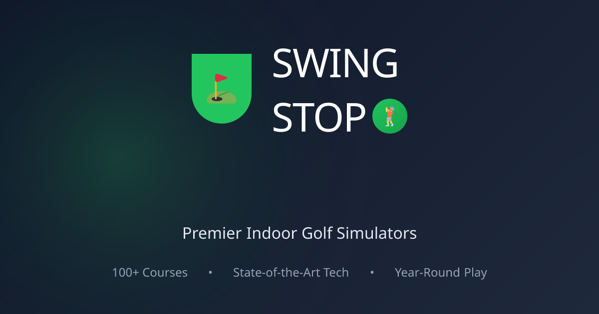 SwingStop Vineland | NJ Golf Simulator | Indoor Golf New Jersey